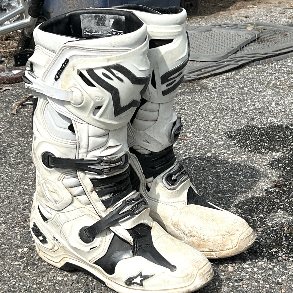 Alpinestars Tech 10 motocross boots . Size US 10.